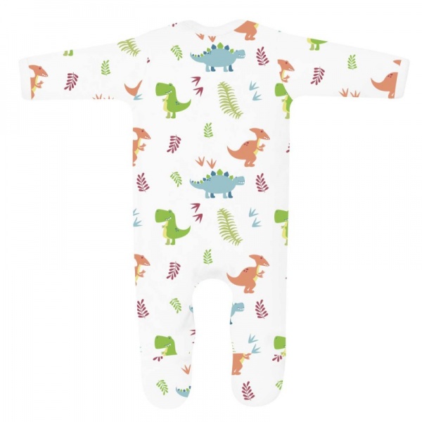 Baby Rompersuit in Dinosaur Print