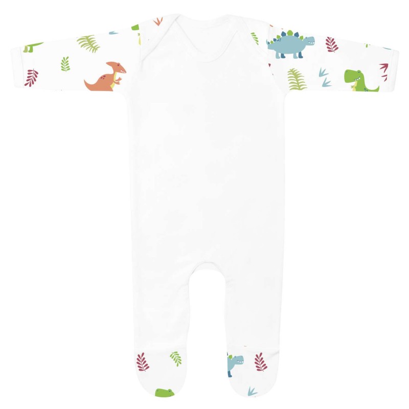 Baby Rompersuit in Dinosaur Print